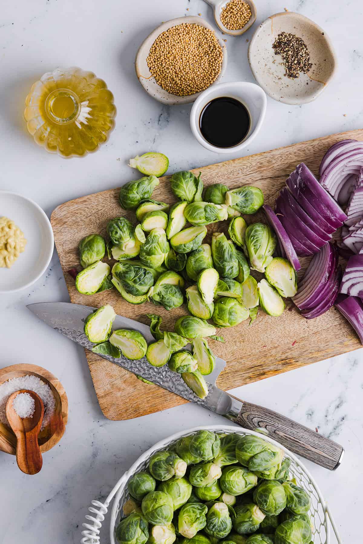 These Balsamic Roasted Brussels Sprouts make the perfect side dish that is so flavorful and easily made in under 30 minutes! The honey balsamic glaze is simply incredible!